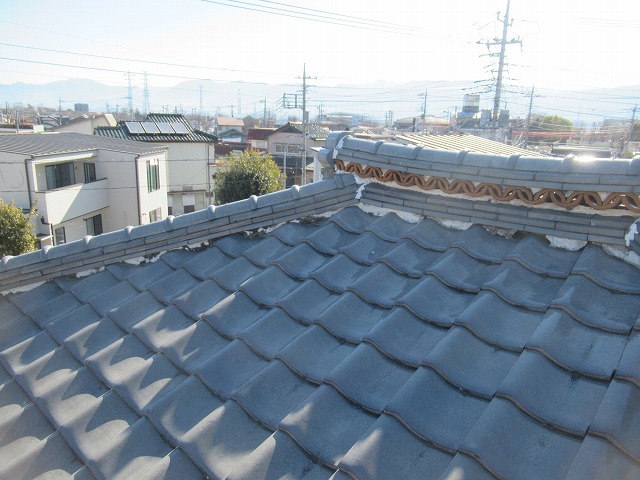 昭和町　屋根現場調査